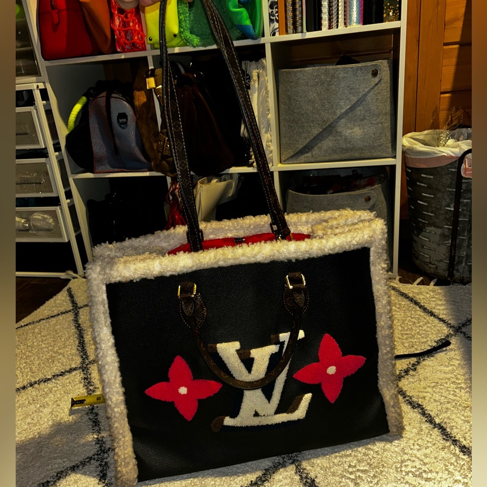 Luxury XL Sherpa On the go tote bag